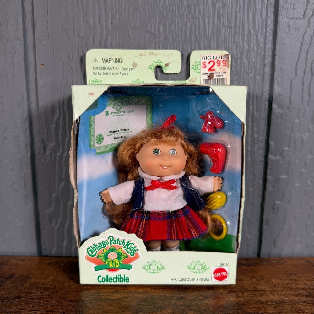 Cabbage Patch Kids Collectible Kid 1995 Mini Doll Rianna Tricia New Old Stock